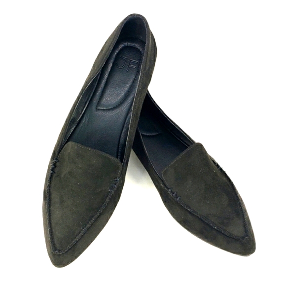 JustFab NEW! Campbell, Black Faux-suede, Slip On Loafer Women's Size 7M - Picture 7 of 13